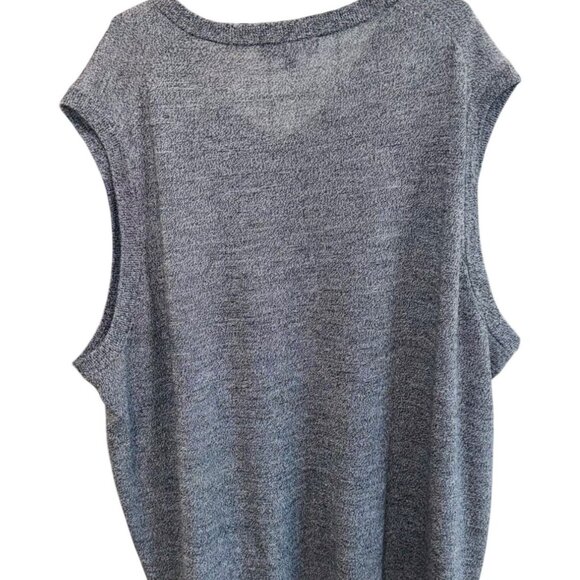 Hart Schaffner Marx Extra Fine Merino Wool Sweater Vest 3XT Gray Big Tall Preppy - Picture 3 of 7